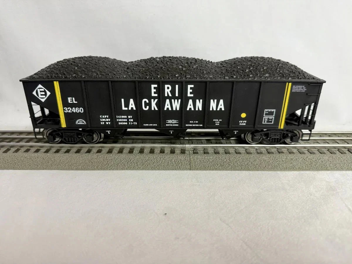 O RMT Erie Lackawanna 3 Bay Hopper Car 66239 - Ready Made Trains