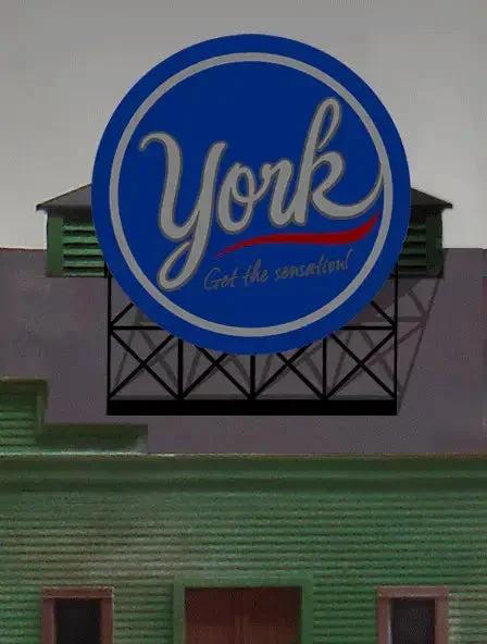 N/HO Miller Engineering Small York Billboard 44-3352