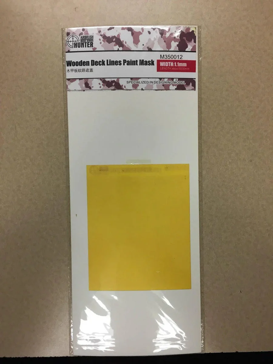 1/350 Flyhawk Mask 1.1mm Wooden Deck Lines Paint Mask (95X120) M350012 - Flyhawk Models