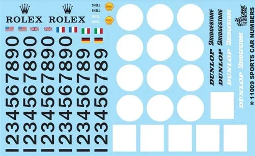 1/24-1/25 Gofer Sports Car Numbers 11009