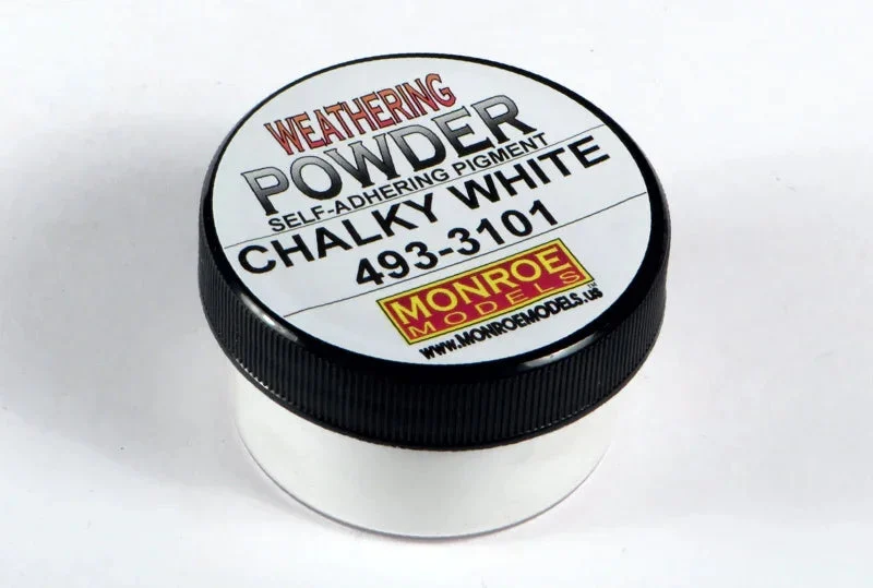 Monroe Chalky White Weathering Powder #3101 - Monroe Models