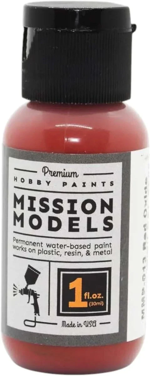 Mission Models Red Oxide German WWII RAL 3009 (1 oz.) MMP013 - Mission Model Paint