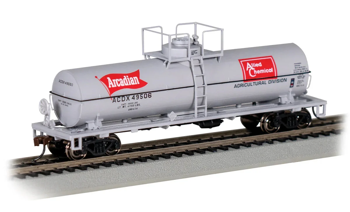 HO Bachmann Chemical Tank Car - Allied Chemical/Arcadian #49506 - 75811