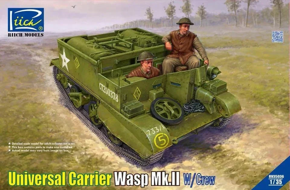 1/35 Riich Universal Carrier Wasp Mk.II with Crew 35036 - Riich Models