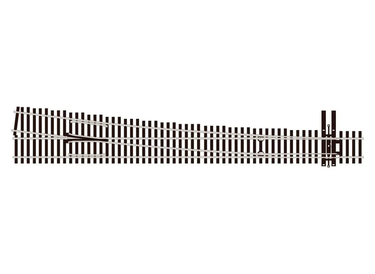 HO Peco SL-8381 Turnout 8th Radius Right Hand 34200