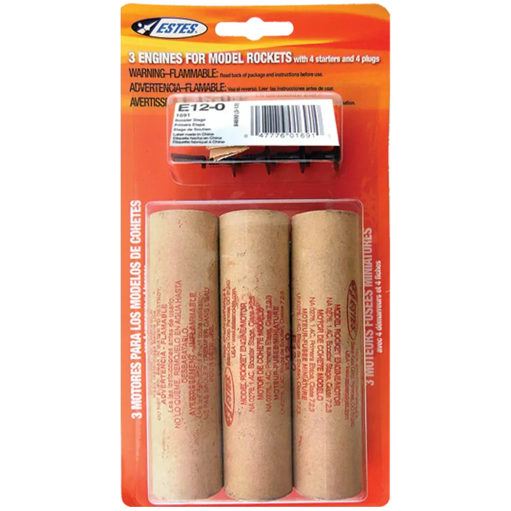 Estes Rockets E12-0 Engines 10050