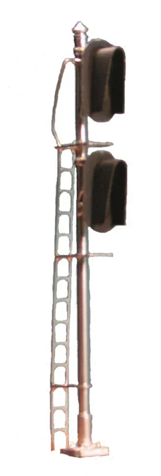 HO Tomar Vertical 3 Light Over 3 Light Signal w/Snow Hood 8661 - Tomar Industries