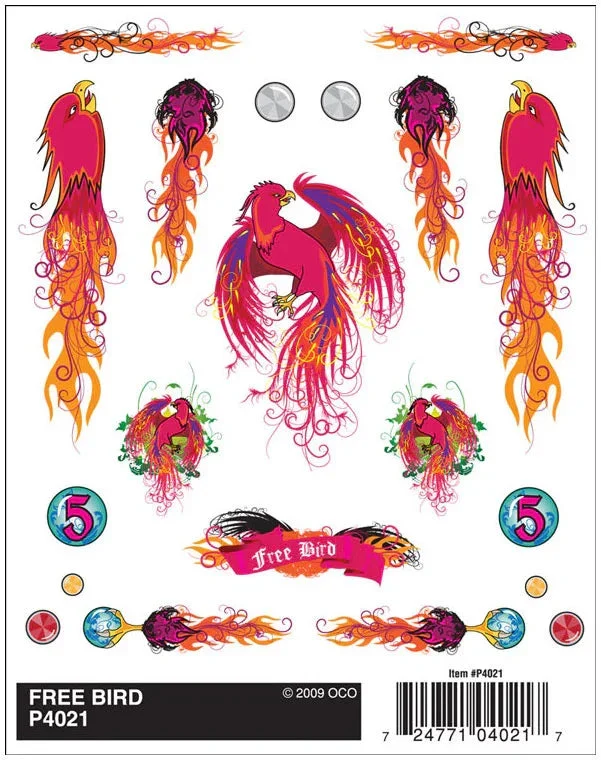 PineCar Free Bird Decal 4021 - PineCar Accessories
