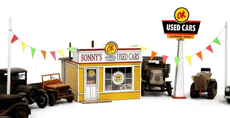 HO Banta Modelworks OK Used Cars #2122