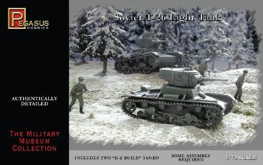 1/72 Pegasus Soviet T-26 Light Tank 7671
