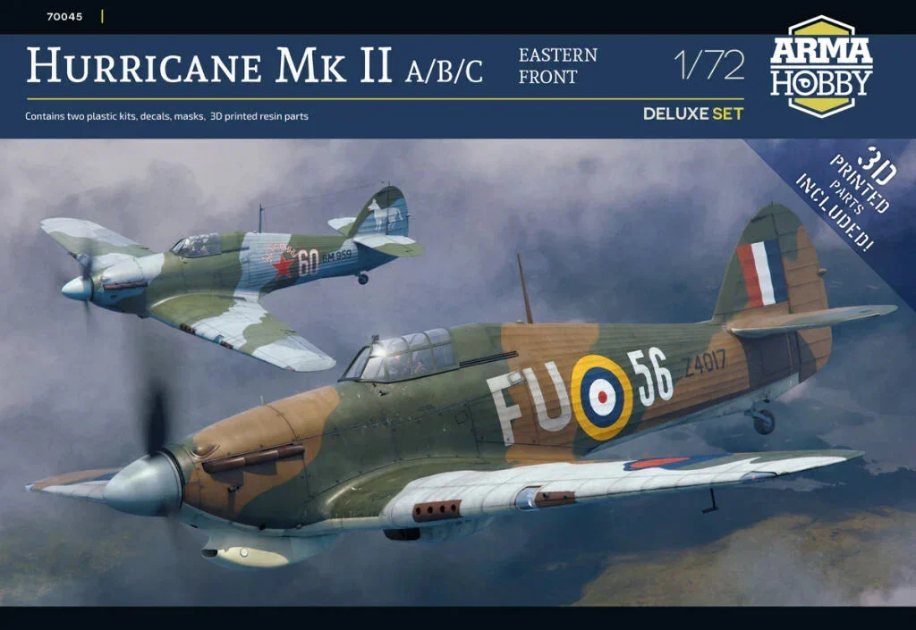 1/72 Arma Hobby Hurricane Mk II A/B/C Eastern Front Deluxe Set 70045