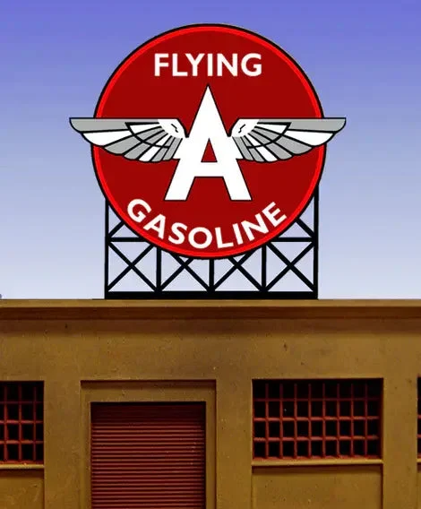 O/HO Miller Engineering Large Flying A Gasoline Billboard 88-2501