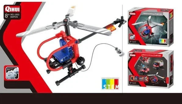 Mechanical Master Emergency Rescue Helicopter (65 pcs) 1803