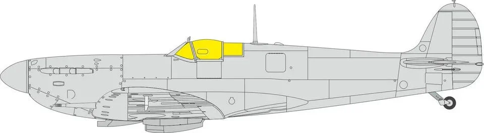 1/48 Eduard Spitfire Mk.II MASK for EDUARD kit EX1110