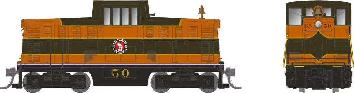 HO Rapido GE 44-Tonner (DC/DCC/Sound): Great Northern: #50 48548