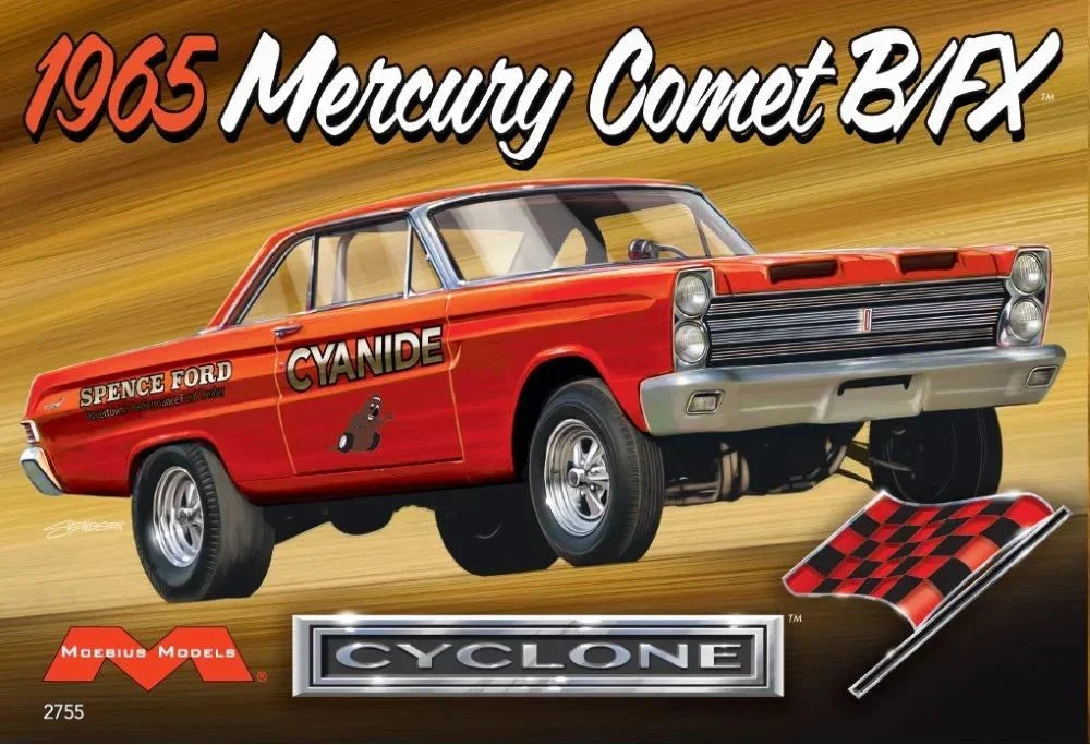 1/25 Moebius 1965 Mercury Comet B/FX 2755 - Moebius Model