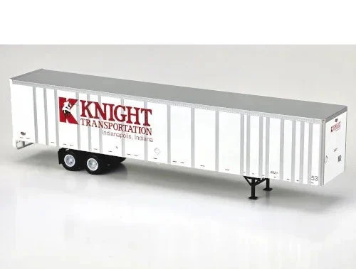 HO Bowser 53' Plate Wall Highway Trailer Knight Road #8021 - 43292