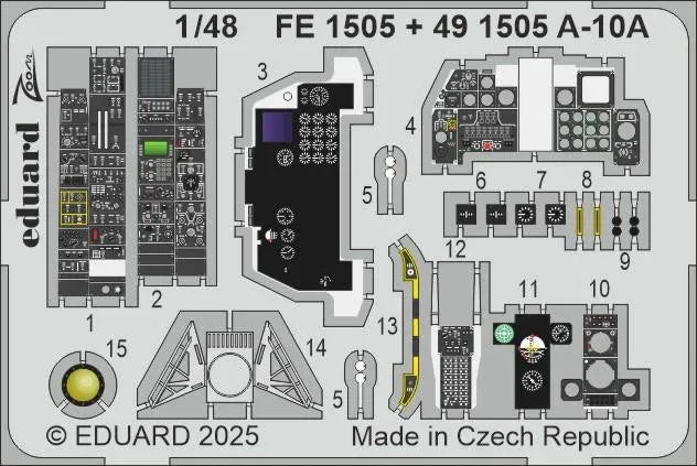 1/48 Eduard A-10A Zoom set for GREAT WALL HOBBY kit FE1505
