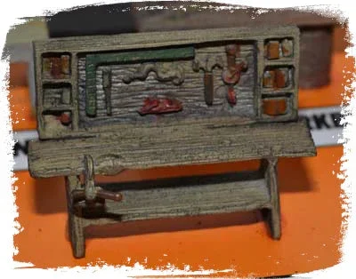O Bar Mills Bench with Vise 4002 - Bar Mills Models