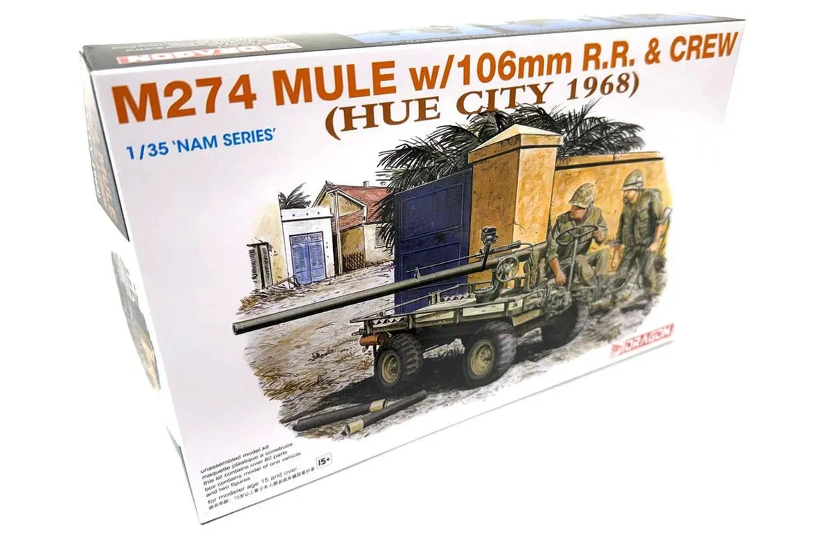 1/35 Dragon Model M274 MULE w/106mm R.R. & Crew 3315 - Dragon Models