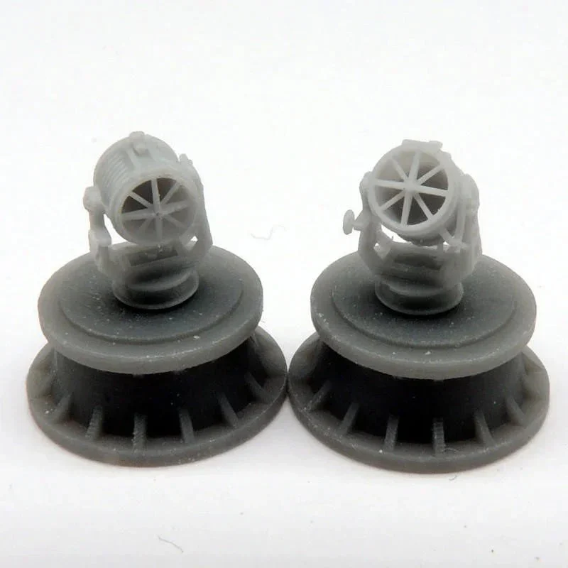 1/350 Black Cat Models Scale Set- Royal Navy Searchlight (X4) 3 Elevations AC350084d
