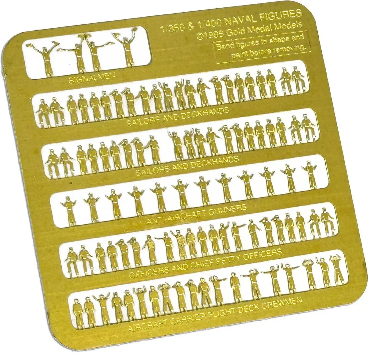 1/350 Gold Medal Naval Figures (Set Of 100) 350-8