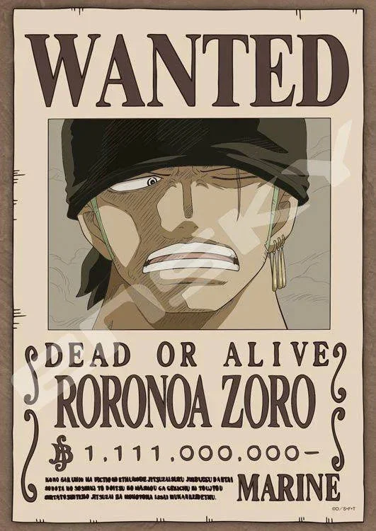 Ensky Puzzles 208-135 One Piece Master Swordsman 'Pirate Hunter Zoro' 52177