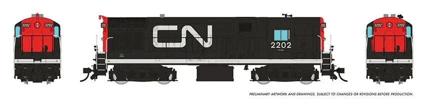 HO Rapido H16-44 (DC/DCC/Sound): CN Rail - Wet Noodle Scheme: #2214 - 044536