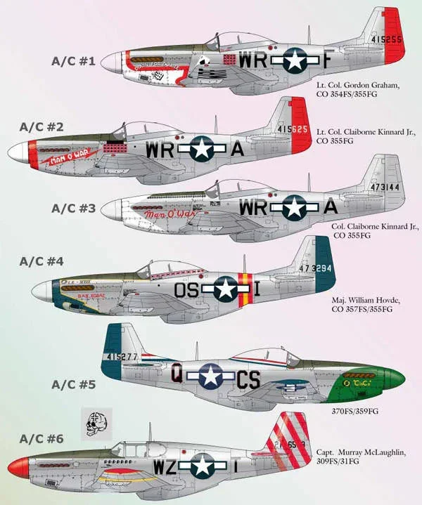 1/48 Lifelike Decals P-51 Mustang p-8 48-060