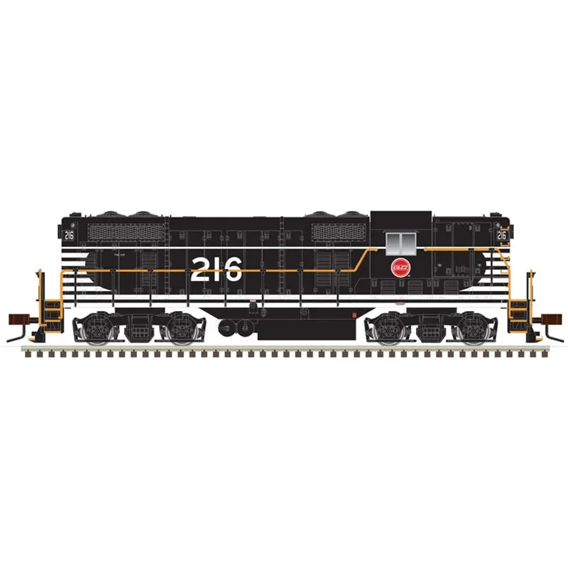 HO Atlas GP7 Silver Missouri Pacific (C&EI Buzzsaw Patch) 216 (Black/White/Orange) - 10003937