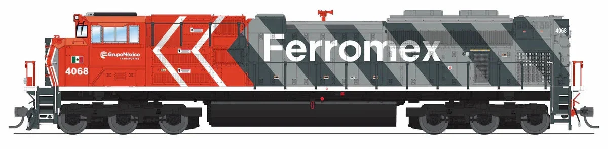 HO Broadway Ltd EMD SD70ACe, Ferromex 4079, (Modern Paint Scheme), Paragon4 Sound/DC/DCC, w/ Smoke 9761