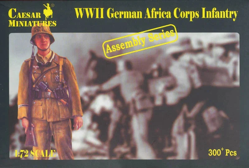 1/72 Pegasus WWII German Afrika Korps Infantry Assembly Series C7713