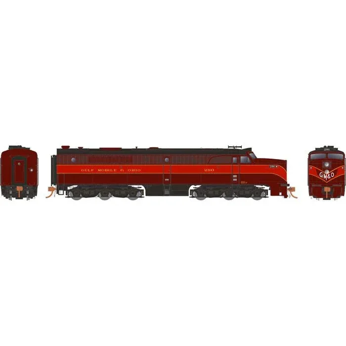 HO Rapido PA-1 (DC/Silent): Gulf, Mobile & Ohio: #290 - 023050