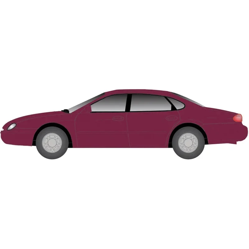 HO Atlas 1996 Ford Taurus Midnight Red Metallic 1280 - Atlas Trains