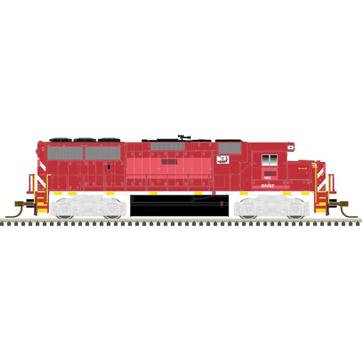 N Atlas GP60 Locomotive Gold - BNSF Railway #168 - 40004933