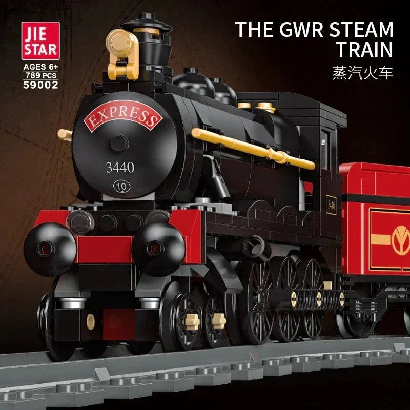 Jie-Star Great Western Railway Steam Train (789 pcs) 59002