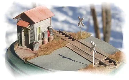 HO Bar Mills Twin Crossing Shacks 0792 - Bar Mills Models