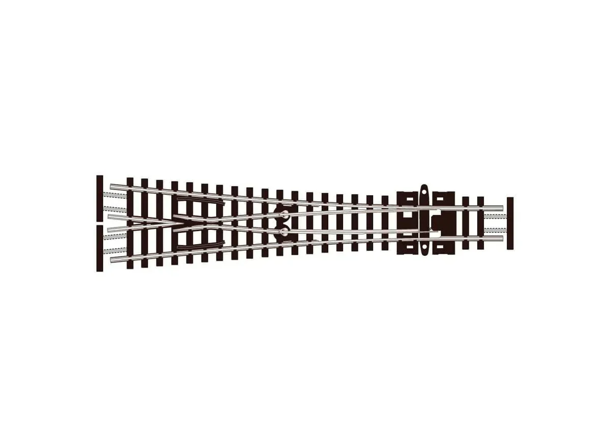 N Scale Peco SL-E397F Y Turnout Medium Radius 6801