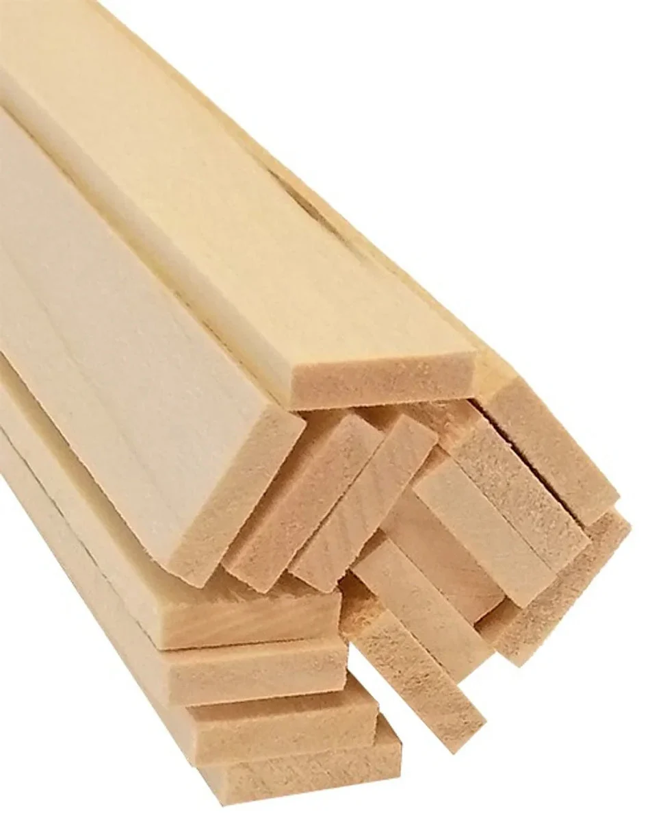 Bud Nosen Basswood Stick 1/8" x 1/2" x 24" (15/pkg) 3258