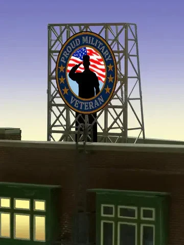 N/Z Miller Engineering Proud Military Veterans Billboard 339130