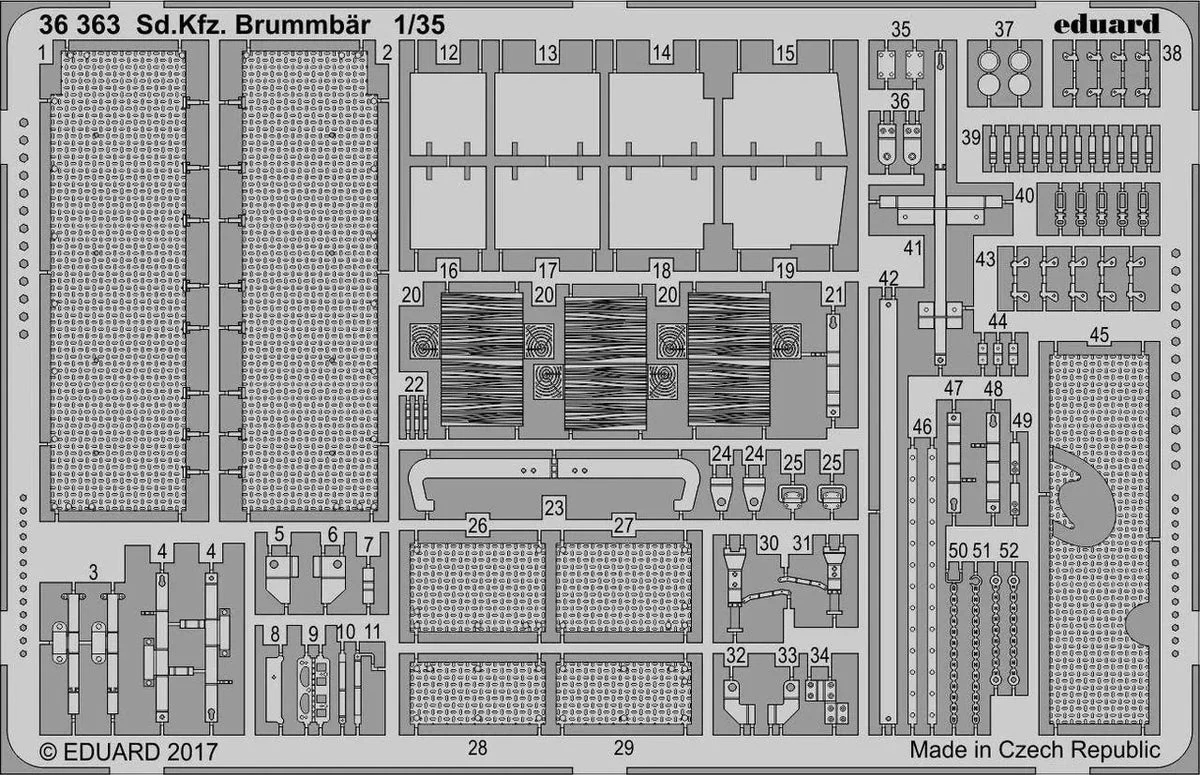 1/35 Eduard Sd.Kfz. 166 Brummbar 36363