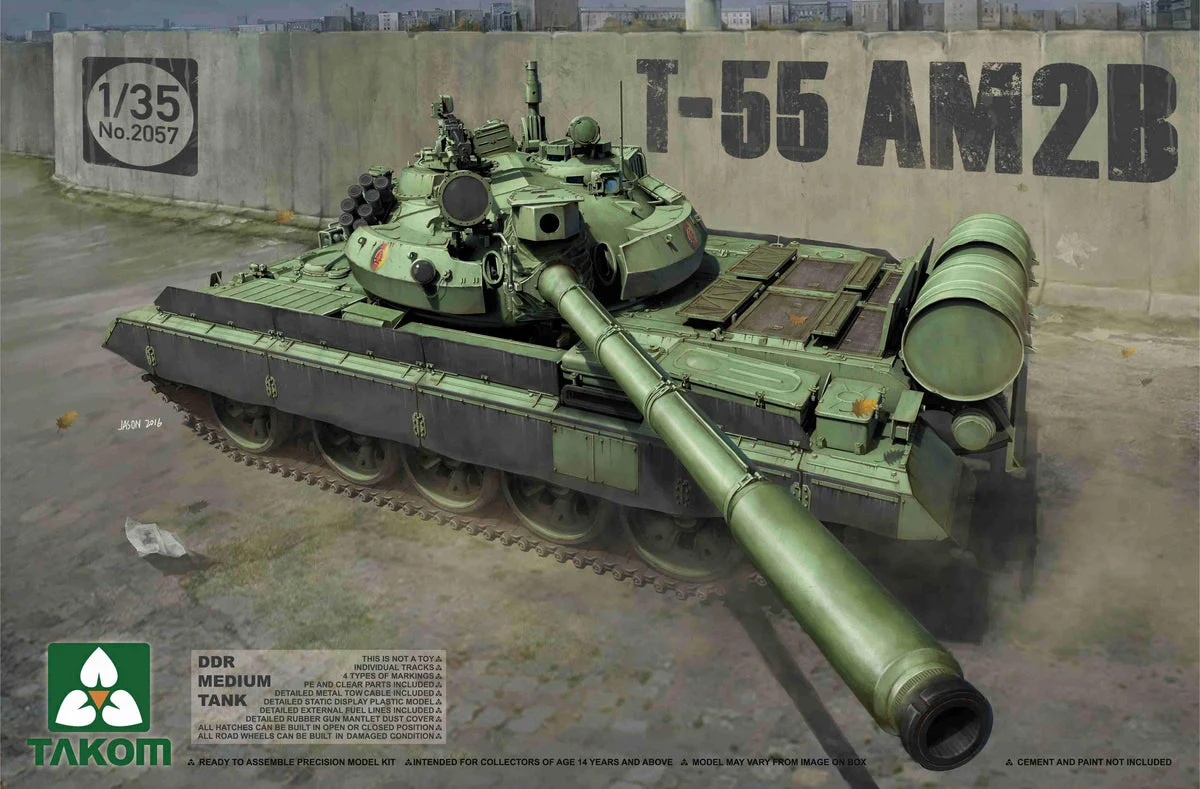 1/35 Takom T-55 AM2B DDR Medium Tank 2057