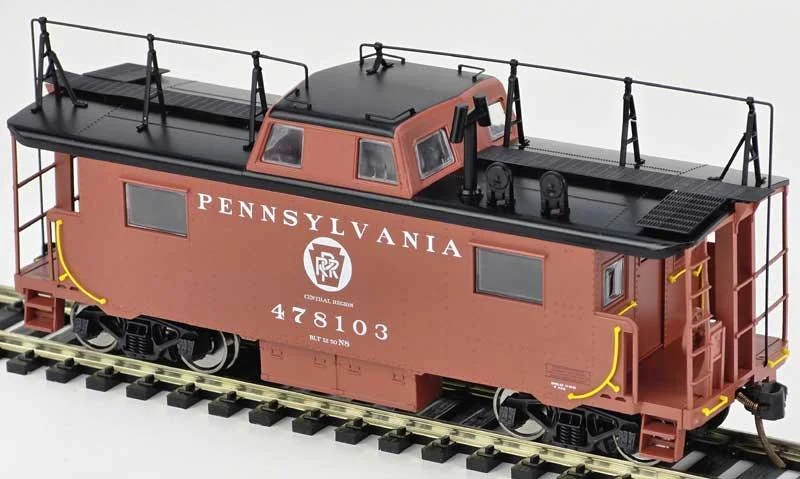 HO Bowser N8 Caboose PRR Cir. Key. Cen. Reg. w/Trainphone Road #478103 - 43426