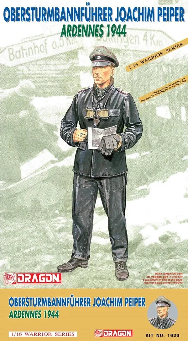 1/16 Dragon Model Obersturmbannführer Joachim Peiper Figure 1620 - Dragon Models