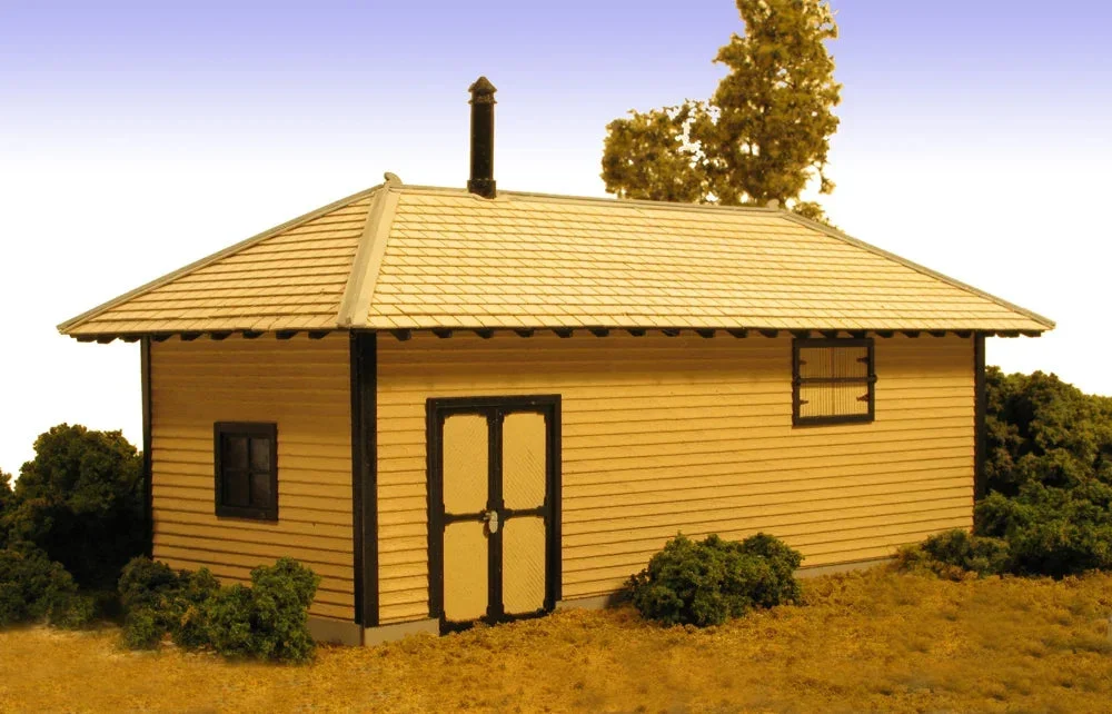 HO Monroe B&O Style Railroad Pump House #2216 - Monroe Models