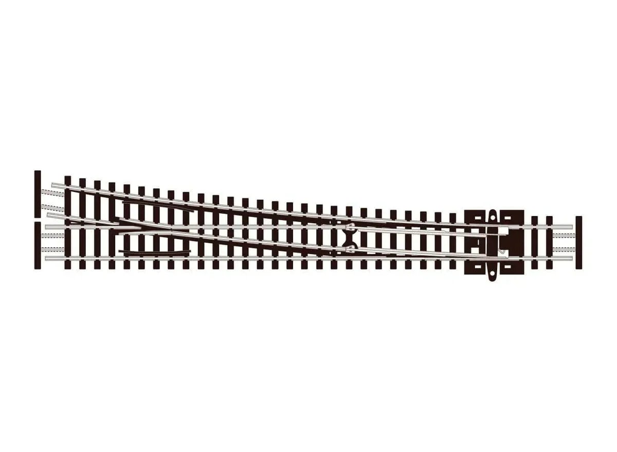 N Scale Peco SL-E388F Turnout Large Radius Right Hand 6405