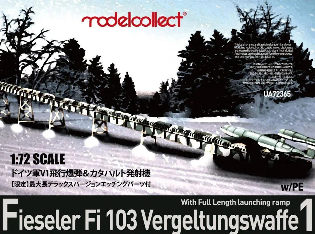 1/72 ModelCollect German WWII V1 Missile Launching Position Full Size Ver. 72365 - Model Collect