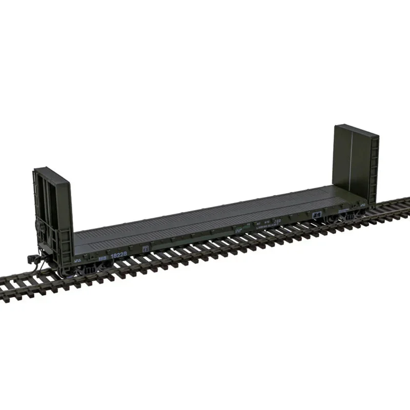 HO Atlas 51'6" Bulkhead Flat Car Indiana Harbor Belt #18347 - 20007105