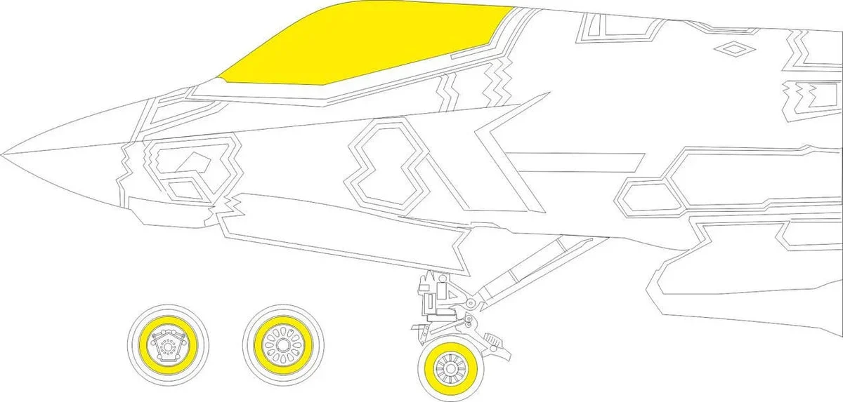 1/48 Eduard F-35C TFace MASK for TAMIYA kit EX1097