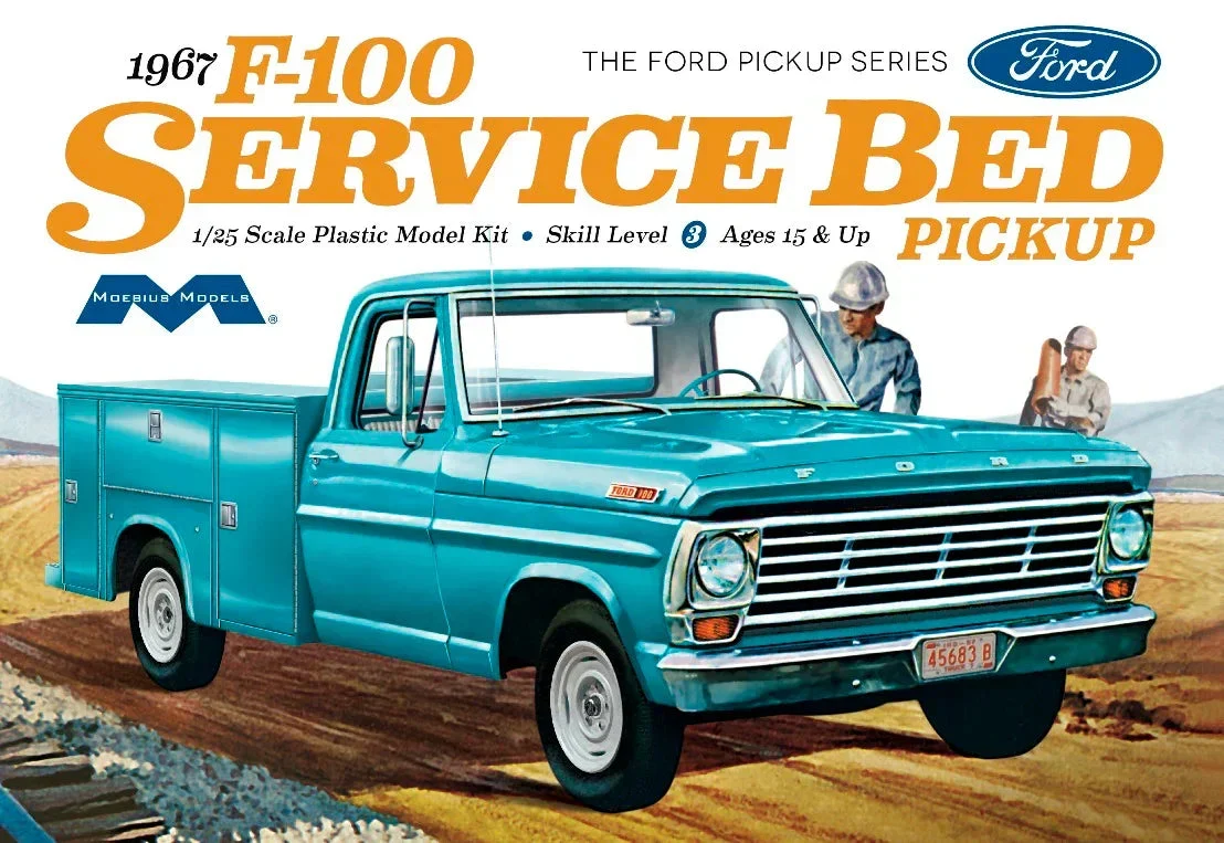 1/25 Moebius 1967 Ford F-100 Service Bed 1239